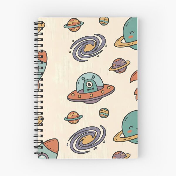 Item preview, Space Rocket Planets Aliens Art Doodles Robots Fantasy  designed and sold by ART ATTACK ZONE.