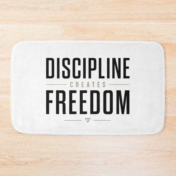 Item preview, Discipline Creates Freedom | Motivational Minimalist Quote designed and sold by Irene Catchmind.