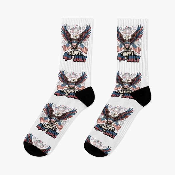 Item preview, American Eagle Fireworks Independence Day Retro designed and sold by QuiteOrbit.
