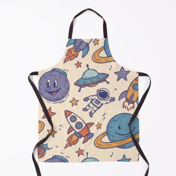 Item preview, Astronaut Space Rocket Planets Aliens Art Doodles Fantasy designed and sold by ART ATTACK ZONE.