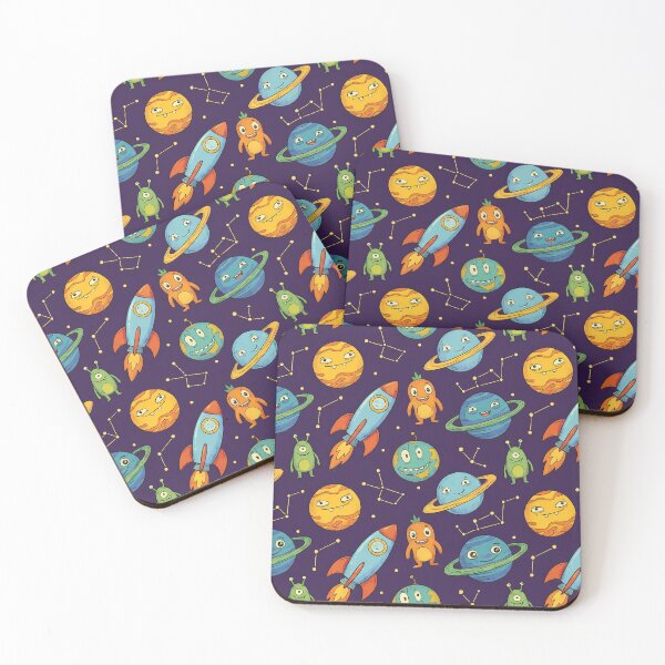 Item preview, Space Lover Rocket Planets Aliens Art Doodles Fantasy  designed and sold by ART ATTACK ZONE.