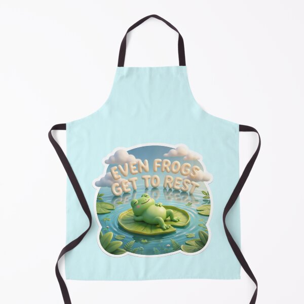 Item preview, Even Frogs Get To Rest Healing Cottagecore Art designed and sold by pradeepvisuals.