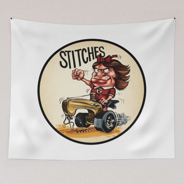 Item preview, STITCHES GLITCHES SEWING MACHINE SPEED FREAK MUG WITH FIST designed and sold by V3GFX.