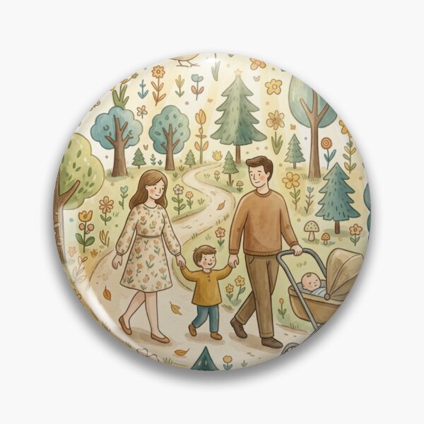 Item preview, Family Nature Walk in Forest Love designed and sold by DervoTeck2767.