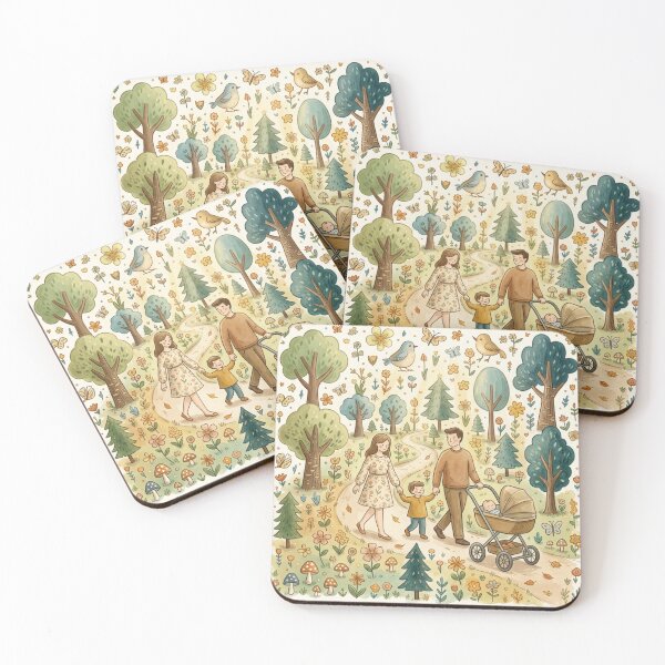Item preview, Family Nature Walk in Forest Love designed and sold by DervoTeck2767.