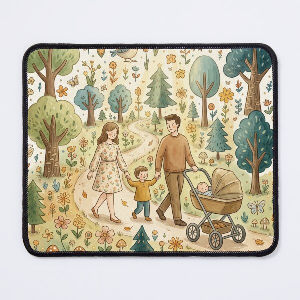 Item preview, Family Nature Walk in Forest Love designed and sold by DervoTeck2767.