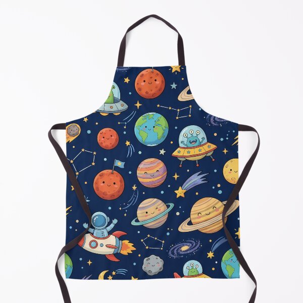 Item preview, UFO Space Rocket Planets Aliens Art Doodles Fantasy designed and sold by ART ATTACK ZONE.