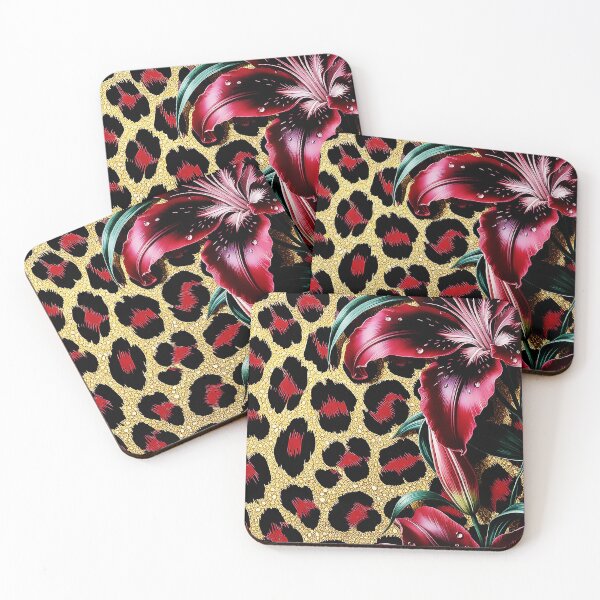 Item preview, Wild Orchid Leopard Luxe Pattern designed and sold by Exodoi.