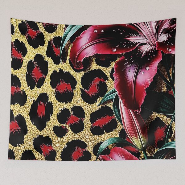 Item preview, Wild Orchid Leopard Luxe Pattern designed and sold by Exodoi.