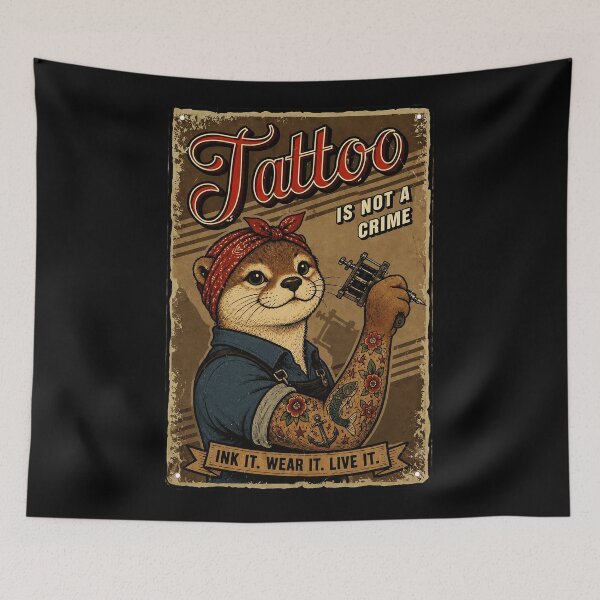 Item preview, Tattoo Is My Way of Life Funny Shiba Inu Tattoo Parlor designed and sold by Modaozushi216.