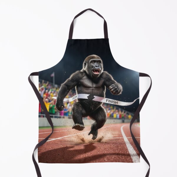 Item preview, Fleet Gorilla Breaks the Victory Tape designed and sold by Tridentulus.
