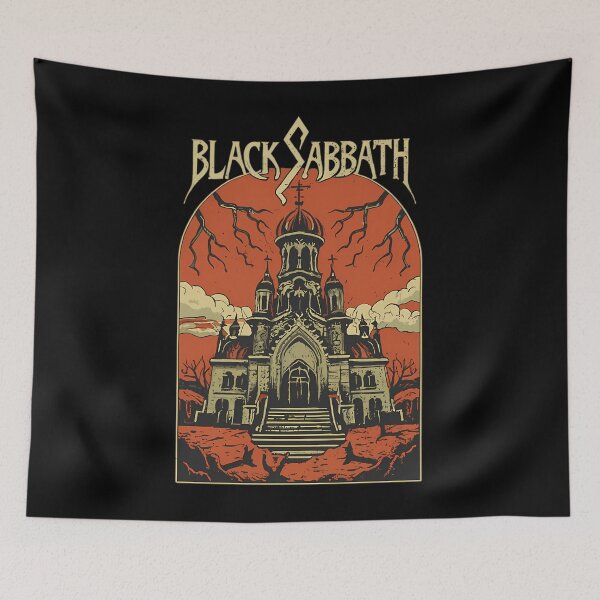 Item preview, Black Sabbath Ancient Church designed and sold by WhiskeyBoom.