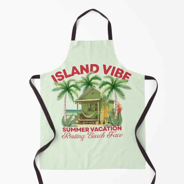 Item preview, Island Vibe Summer Vacation Resting Beach Face Surf Art designed and sold by SilverSeaBKK.