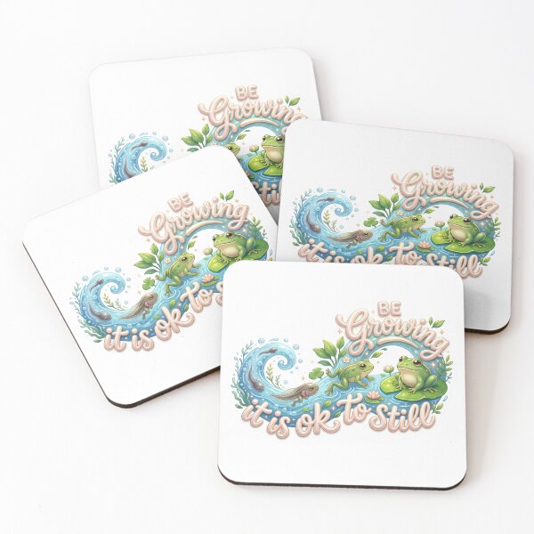 Item preview, It Is OK To Still Be Growing Frog Life Art designed and sold by pradeepvisuals.