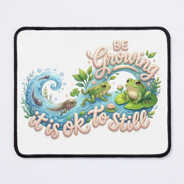 Item preview, It Is OK To Still Be Growing Frog Life Art designed and sold by pradeepvisuals.