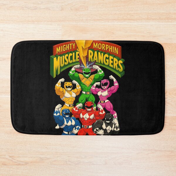 Item preview, Mighty Morphin Muscle Rangers Flexin Through The Muscle Grid designed and sold by WhiskeyBoom.