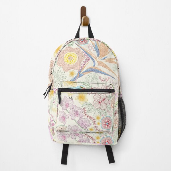 Item preview, Hand drawn floral embroidery style pattern designed and sold by StudioPatternBox.
