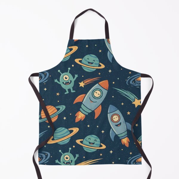 Item preview, Space Rocket Planets Aliens Art Doodles Monster designed and sold by ART ATTACK ZONE.