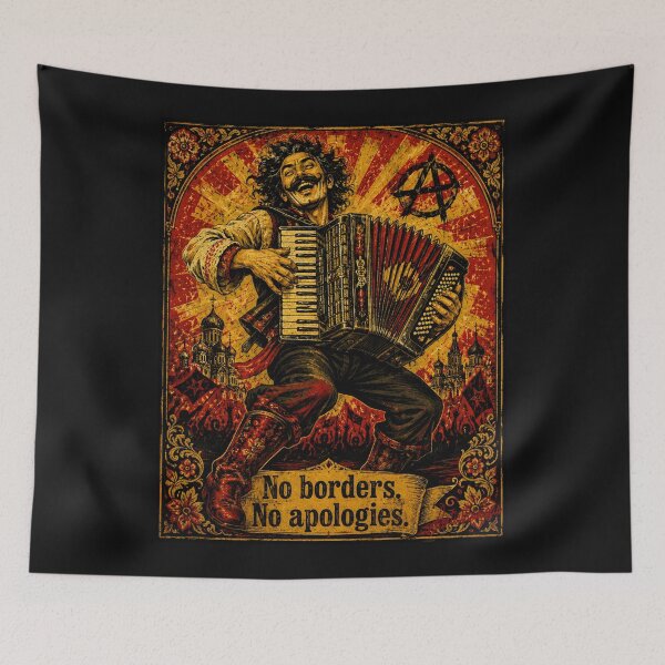 Item preview, Gypsy Punk Anarchy Vintage Eugene Hutz Poster designed and sold by Artisticanvas.