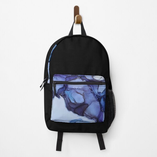 Item preview, Ethereal Networks – Deep Indigo Fluid Art | Mental Expansion & Calm Reflection Print designed and sold by InnerCurrentCo.