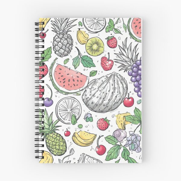 Item preview,  Tropical Fruit Seamless Pattern Sliced Watermelon and Pineapple Art designed and sold by dcohea.