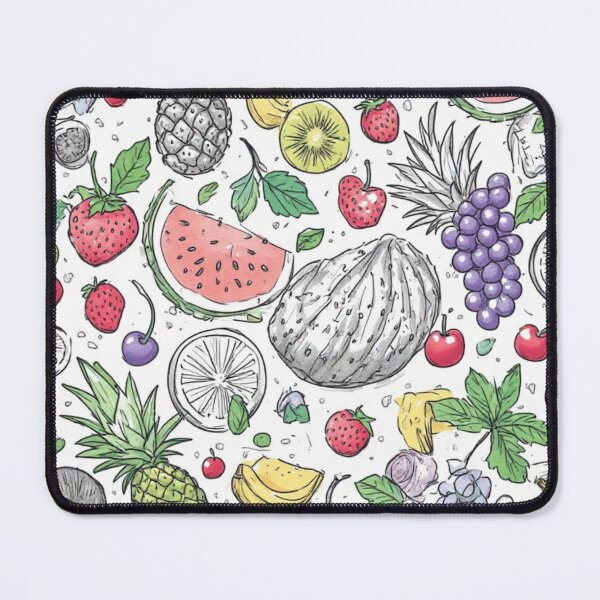 Item preview,  Tropical Fruit Seamless Pattern Sliced Watermelon and Pineapple Art designed and sold by dcohea.
