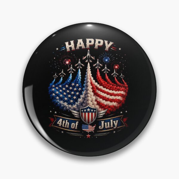 Item preview, Happy 4th Of July Airshow Patriotic   designed and sold by QuiteOrbit.