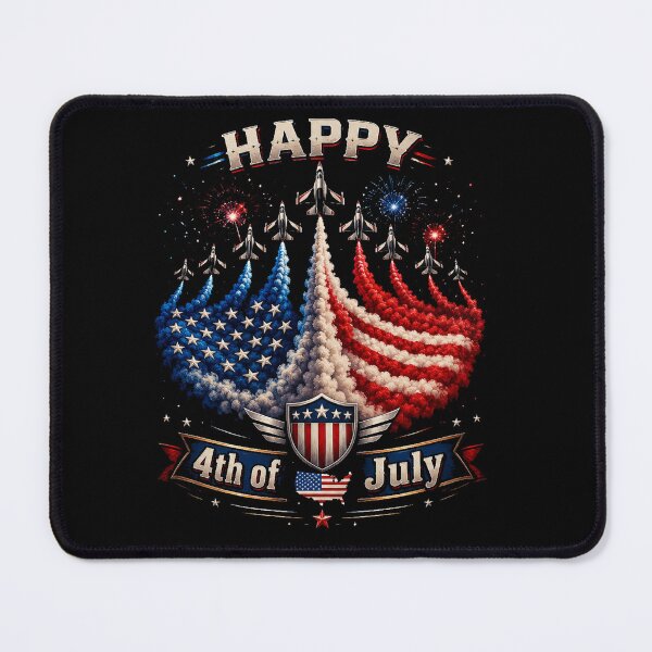 Item preview, Happy 4th Of July Airshow Patriotic designed and sold by QuiteOrbit.