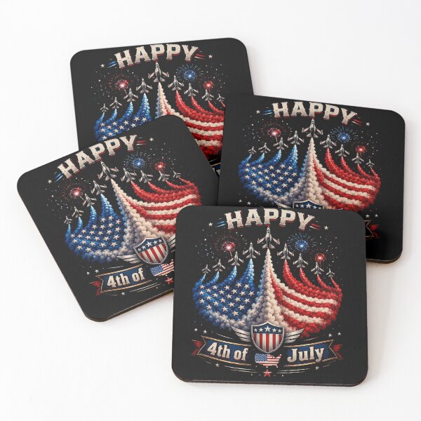 Item preview, Happy 4th Of July Airshow Patriotic   designed and sold by QuiteOrbit.