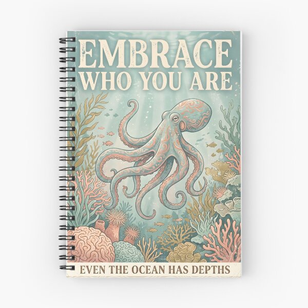 Item preview, Embrace Who You Are – Ocean Therapy Poster Design designed and sold by Sea Gem.