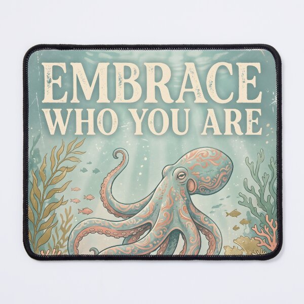 Item preview, Embrace Who You Are – Ocean Therapy Poster Design designed and sold by Sea Gem.