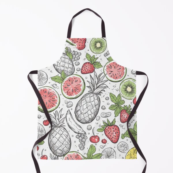 Item preview, Tropical Fruit Seamless Pattern Sliced Watermelon and Pineapple Art designed and sold by dcohea.