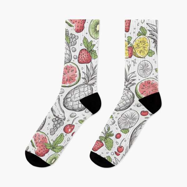 Item preview, Tropical Fruit Seamless Pattern Sliced Watermelon and Pineapple Art designed and sold by dcohea.