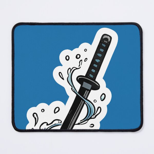 Item preview, Japanese Demon Slayer Inspired Unbroken Sword Anime Aesthetic Art Set | Tanjiro & Nezuko Inspired Fantasy Watercolor Design designed and sold by VectorJoy.