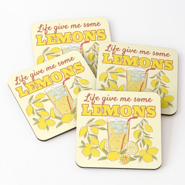 Item preview, Life Give Me Some Lemons Fresh Lemonade Art designed and sold by SilverSeaBKK.