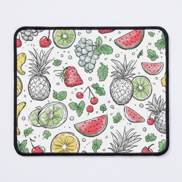 Item preview, Tropical Fruit Seamless Pattern Sliced Watermelon and Pineapple Art designed and sold by dcohea.