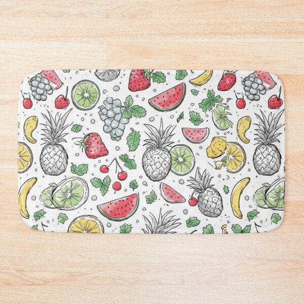 Item preview, Tropical Fruit Seamless Pattern Sliced Watermelon and Pineapple Art designed and sold by dcohea.