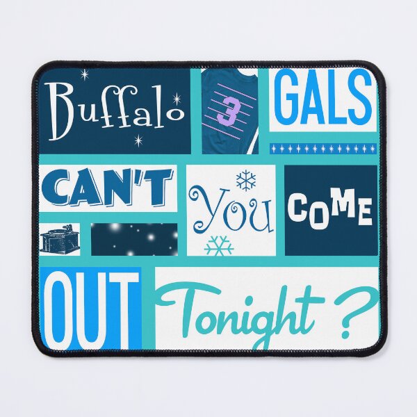 Item preview, Buffalo Gals Blue designed and sold by Normbot2000.