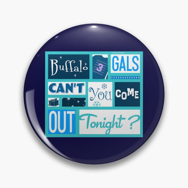 Item preview, Buffalo Gals Blue designed and sold by Normbot2000.