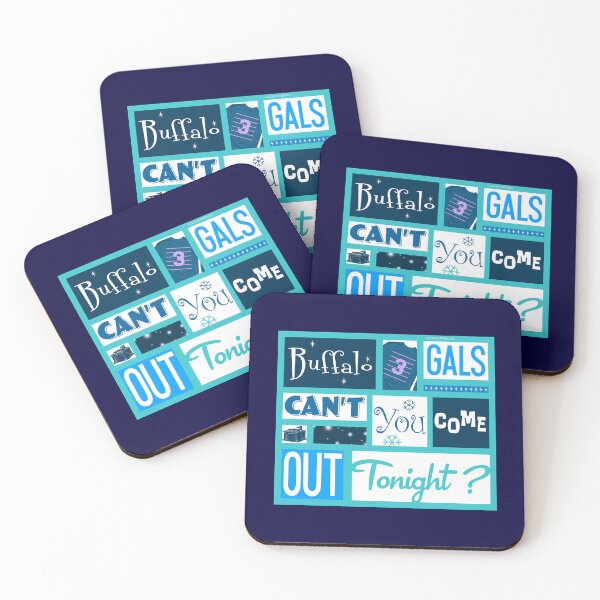 Item preview, Buffalo Gals Blue designed and sold by Normbot2000.
