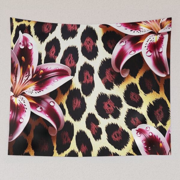Item preview, Leopard Lily Glamour Pattern designed and sold by Exodoi.