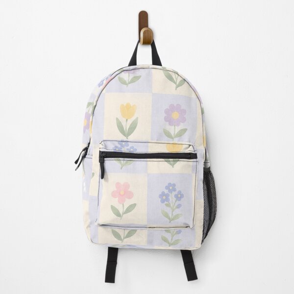 Item preview, Soft Pastel Floral Checkered Seamless Watercolor Pattern designed and sold by optimusprime39.