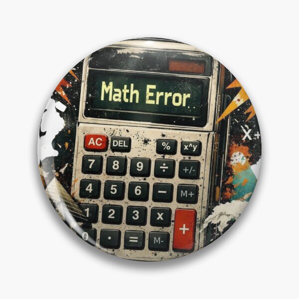 Item preview, Mathematical Error Cosmic Chaos Retro Calculator designed and sold by JonelleTshirts.