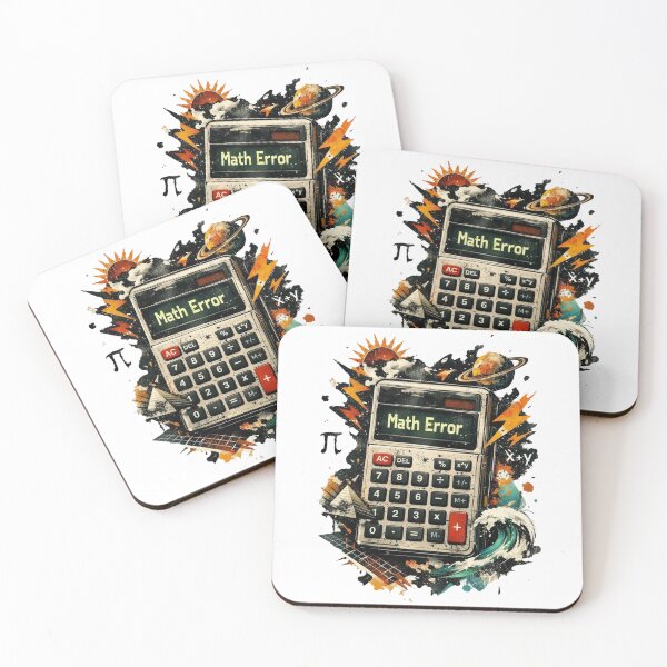 Item preview, Mathematical Error Cosmic Chaos Retro Calculator designed and sold by JonelleTshirts.