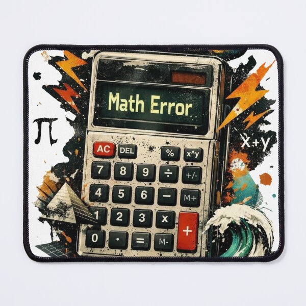 Item preview, Mathematical Error Cosmic Chaos Retro Calculator designed and sold by JonelleTshirts.