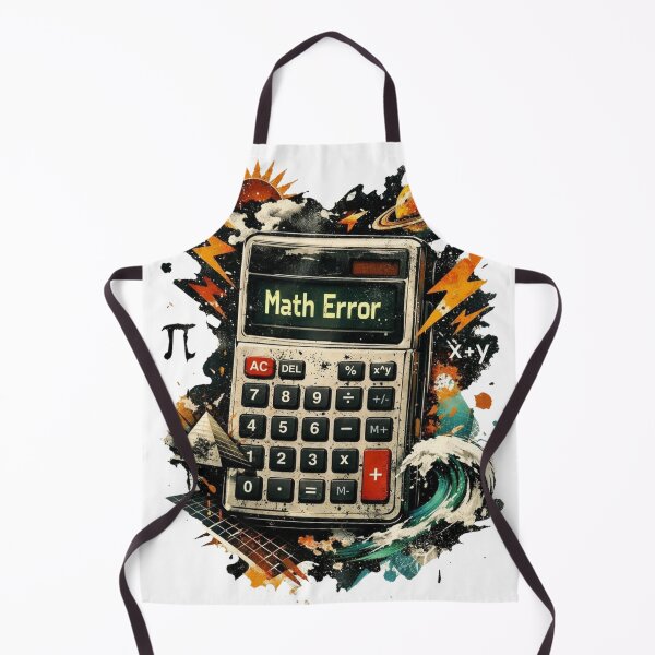 Item preview, Mathematical Error Cosmic Chaos Retro Calculator designed and sold by JonelleTshirts.