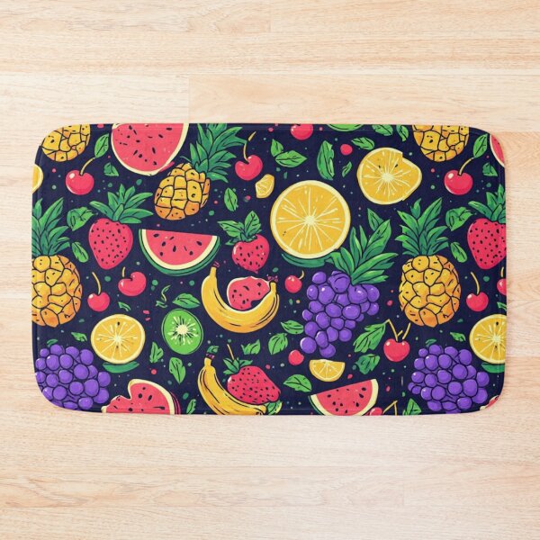 Item preview, Tropical Fruit Seamless Pattern Sliced Watermelon and Pineapple Art designed and sold by dcohea.