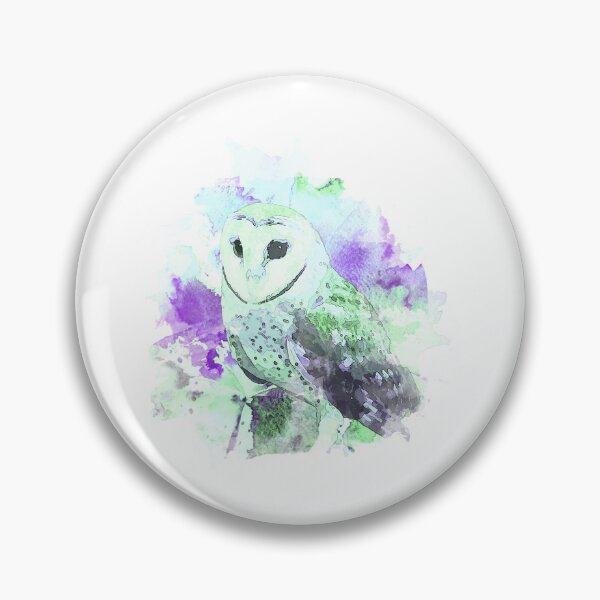 Item preview, Night Owl Silhuette Nightbird Watercolor Style designed and sold by melodycook.