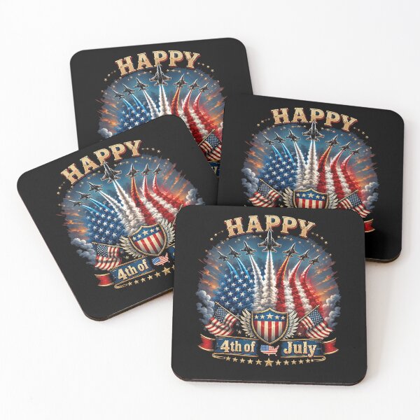 Item preview, American Fighter Jets Fireworks Independence Day designed and sold by QuiteOrbit.