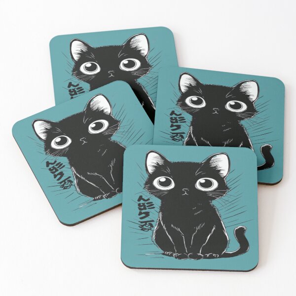 Item preview, Cute Black Cat designed and sold by BlackSheeper.
